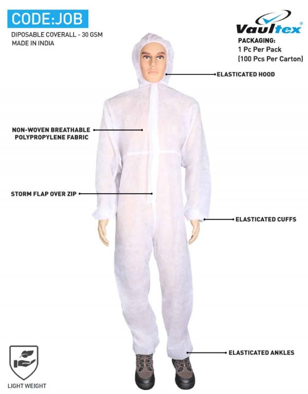 Disposable Coverall - JOB (30 GSM)