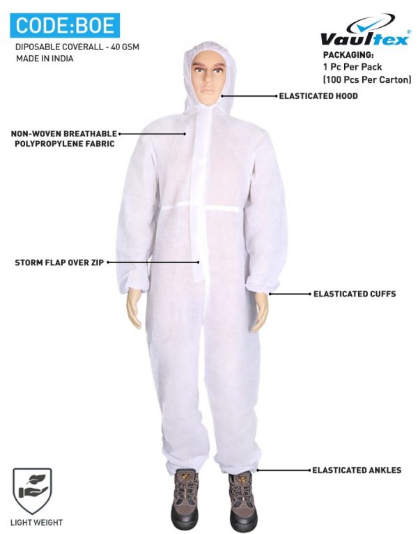 Disposable Coverall - BOE (40 GSM)