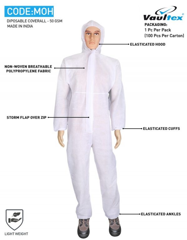 Disposable Coverall - MOH (50 GSM)