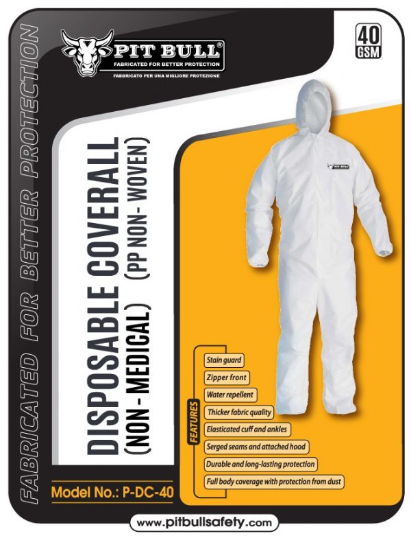 Pitbull Disposable Coverall (Non-Medical) (PP Non-Woven) - Image 2